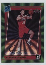 2021-22 Panini Donruss Rated Rookie Holo Green Laser Alperen Sengun #219 2u3