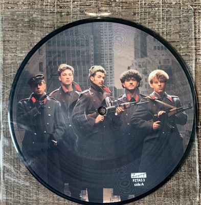 FRANKIE GOES TO HOLLYWOOD 7'' PICTURE DISC TWO TRIBES UK OG 1984 PZTAS 3 EX VINYL
