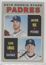 2019 Topps Heritage Rookie Stars Jacob Nix Luis Urias #262 Rookie RC b3e