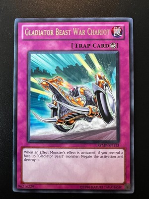 Gladiatorungeheuer Kriegswagen RYMP-DE113 Rare Unlimited Near Mint Yugioh