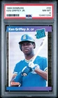 Ken Griffey Jr. 1989 Donruss Rated ROOKIE #33 PSA 8; HOF GOAT, Legendary Slugger
