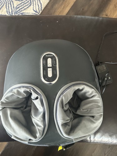 Nekteck Beige Shiatsu Foot Massager Machine with Soothing Heat and Deep Kneading