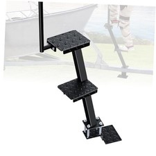 Boat Trailer Step with Handle - Heavy Duty Anti-Slip, Rust-Proof Boarding