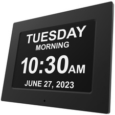 American Lifetime New 2025 Dementia Clock Large Clock for Seniors, Digital ...