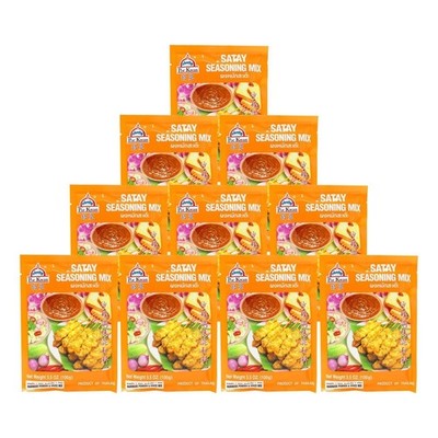 Satay Mix Sate Satee Satay Sauce Mix Peanut Sauce Erdnuss Sauce Mix 10x100g