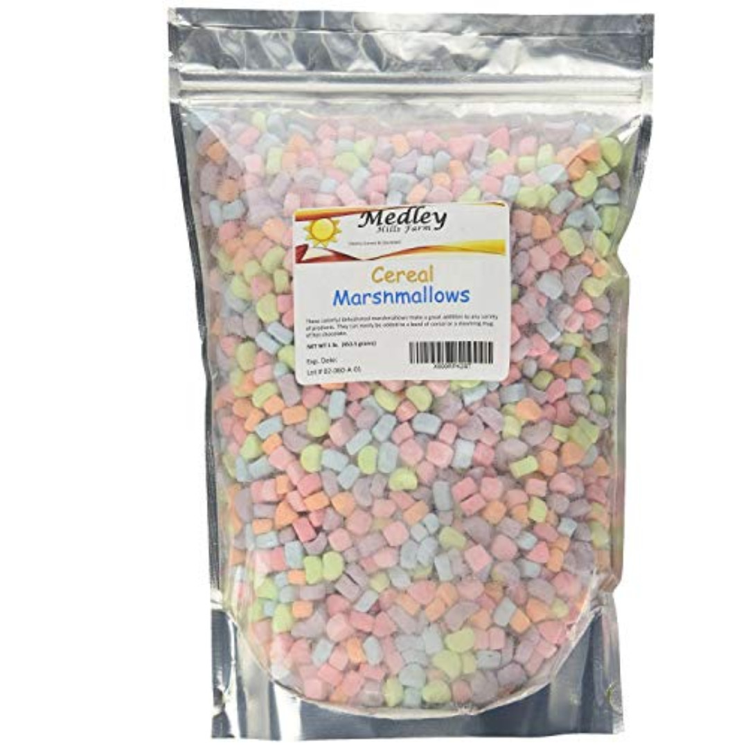 1lb Cereal Marshmallows Only Lucky Charms Treats Dehydrated Marshmellows
