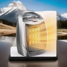 Portable Electric Ceramic Space Heater 1500W Energy Efficient PTC Ceramic A++
