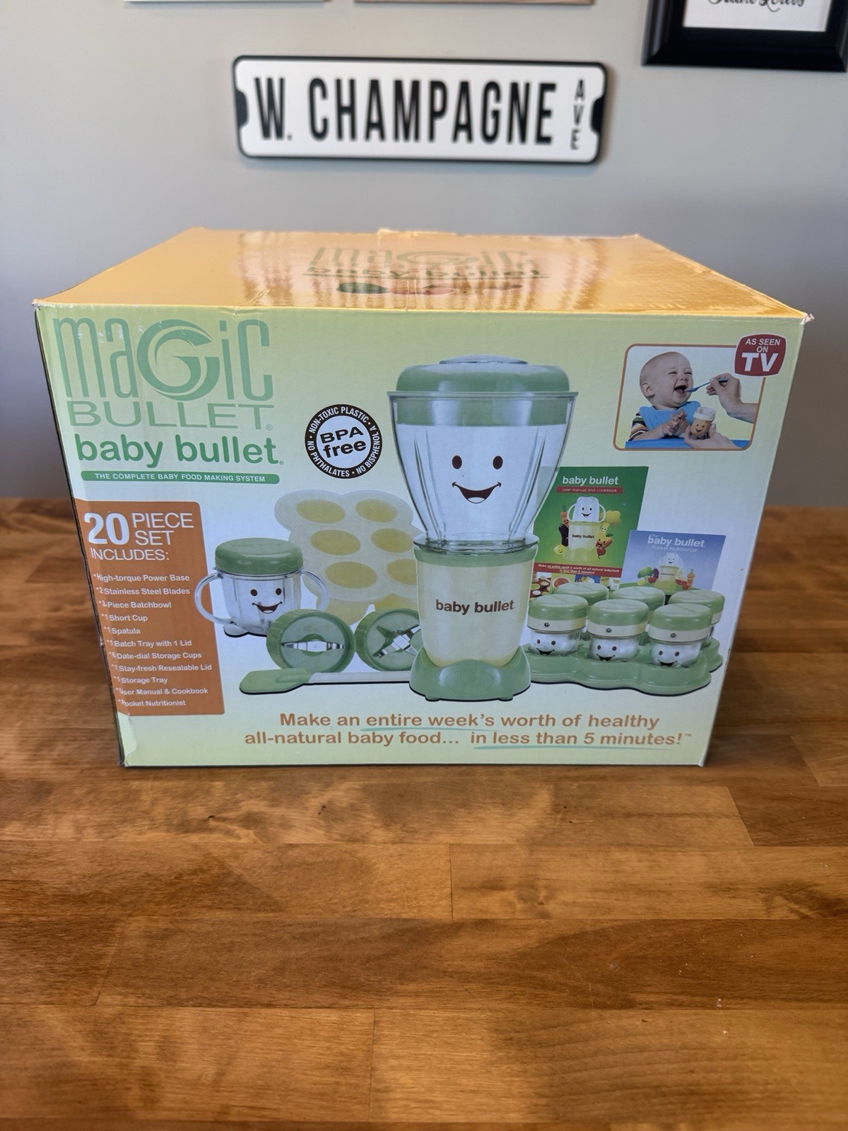 Brand New Magic Bullet Baby Bullet Food Maker Blender Proces