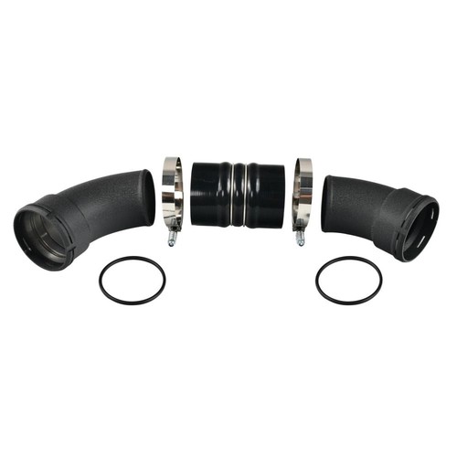 For 06-10 Chevy GMC Duramax Diesel Black Cold-Side Intercooler Pipe Boot Kit ~ - Picture 9 of 12