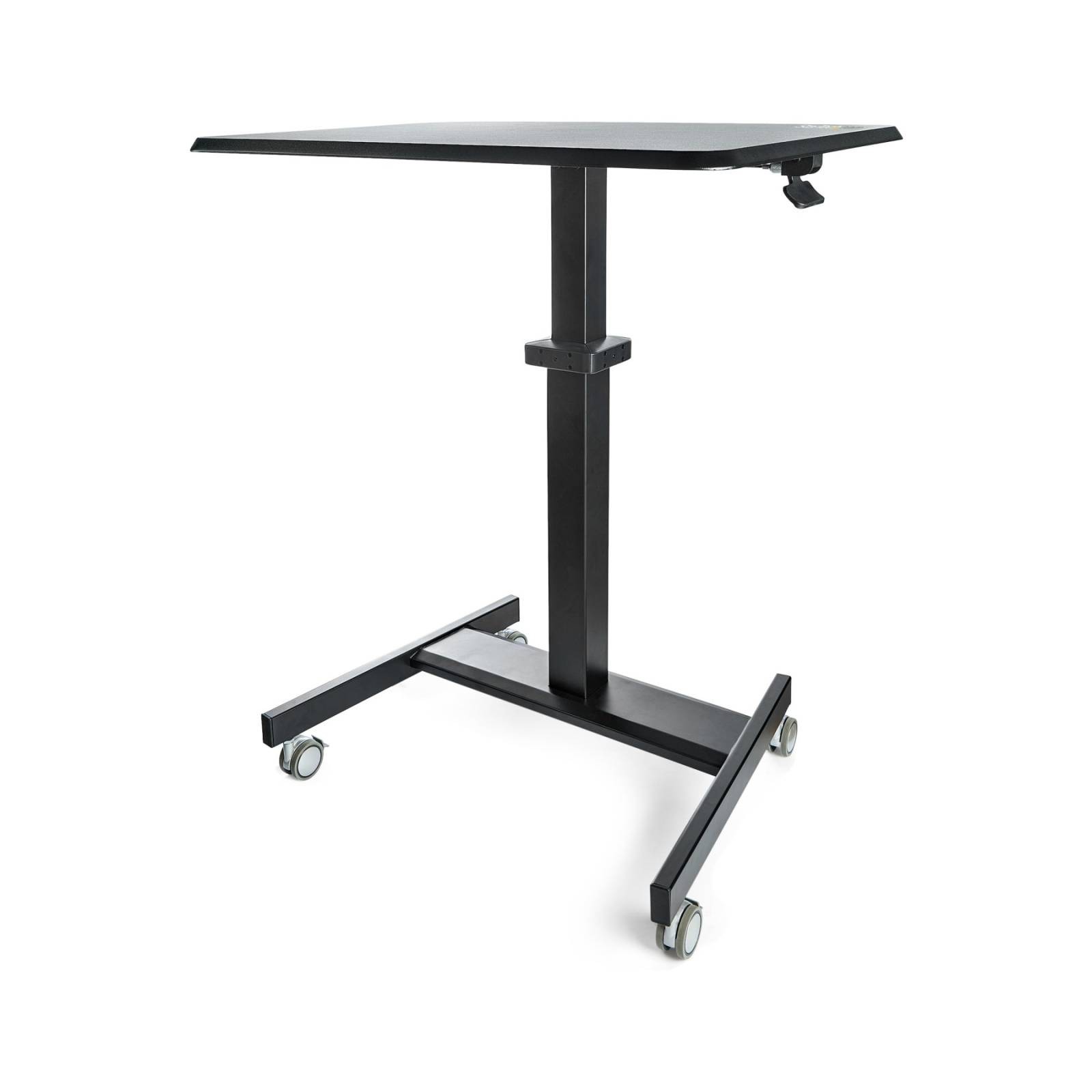 StarTech Portable Sit-Stand Ergonomic Height Adjustable Cart on Wheels (STSCART2