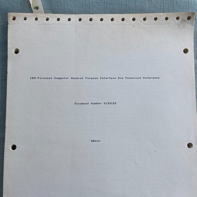 IBM Personal Computer General Purpose Interface Bus GPIB Technical Reference VTG