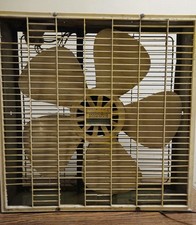 Vintage Box Fan Manning Bowman Box Fan Green Avocado 3 Speed Works