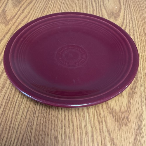 Fiestaware Fiesta CINNABAR BURGUNDY Salad 7” Dessert Salad Plate