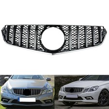 GT-stil Kühlergrill Grill Sport Chrom für Mercedes E-Klasse Coupe C207 2009-2013
