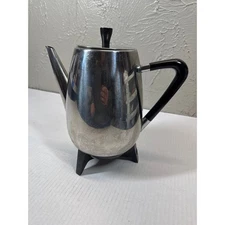 West Bend No. 7248 9 Cup Coffee Pot Stainless Steel Automatic Percolator