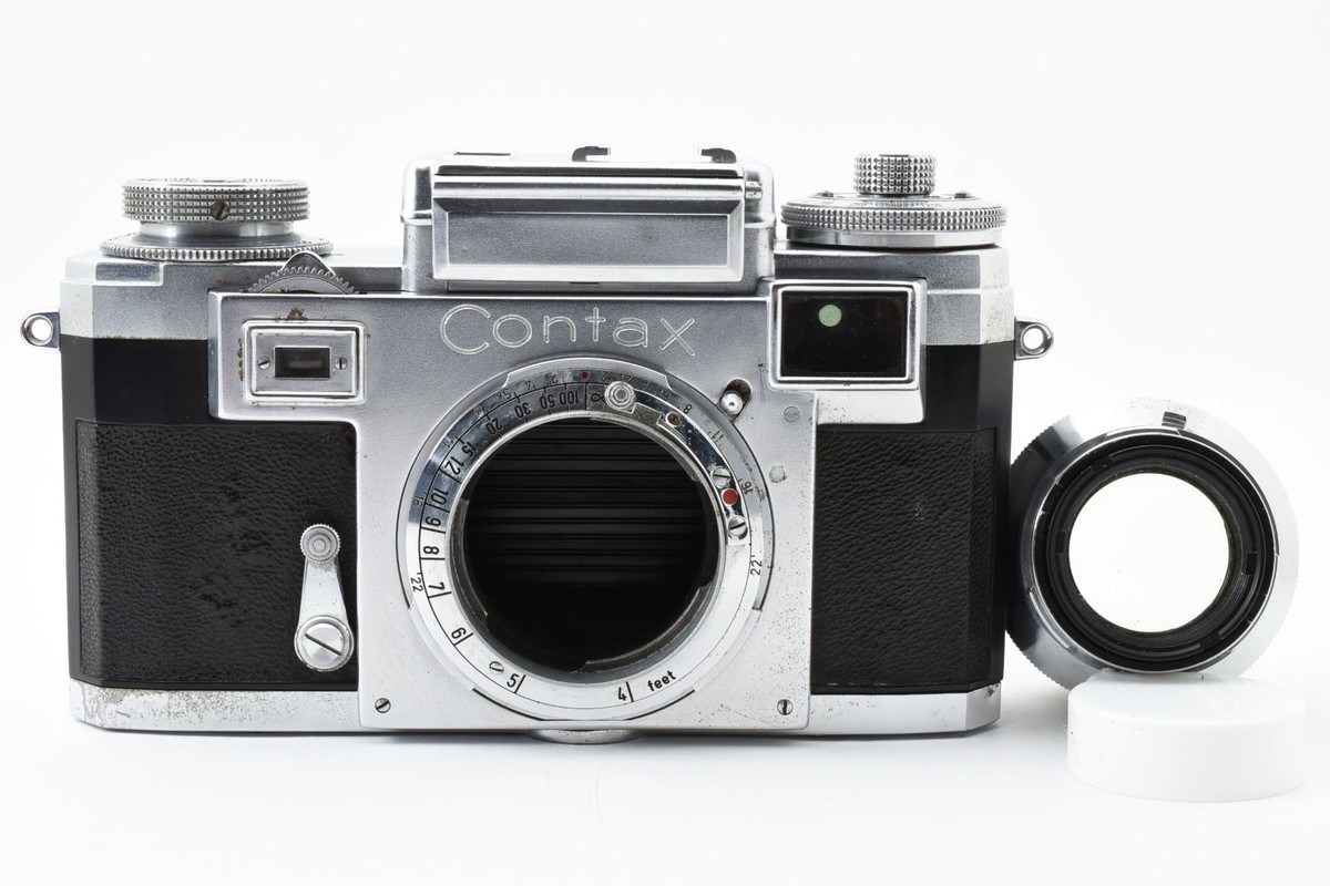 Zeiss Ikon Contax IIIa film camera Sonnar 50 mm F1.5 lens from