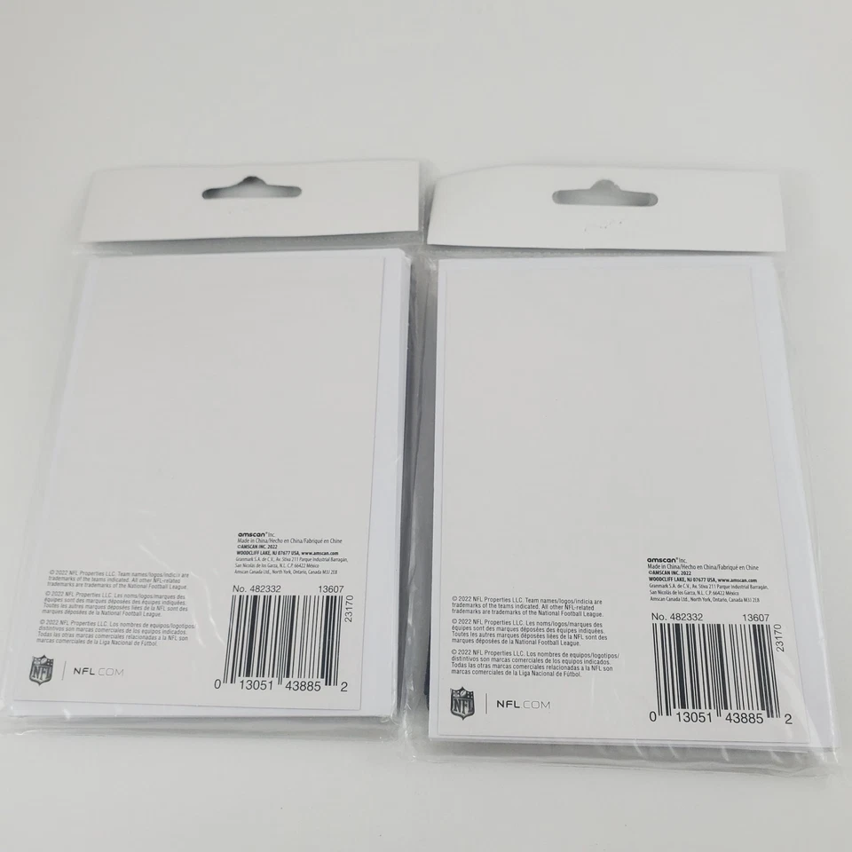 Dallas Cowboys NFL Pro Football Sports 32 Party Invitations Thank You Notes NEW - Image 2 of 3