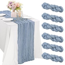 10FT Cheesecloth Table Runner Boho Party Home Decorations