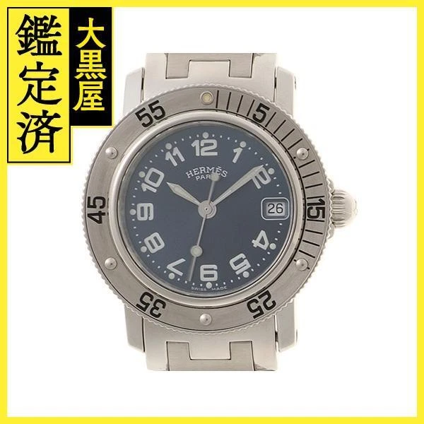 HERMÈS Orologio Hermes Clipper Diver SS 28mm Quarzo Usatosori Acces Don dalppone