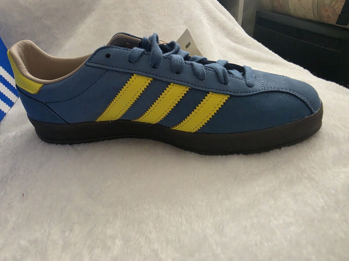 Adidas Originals Gazelle Indoor Supply Color Shock Yellow JR8838 Men\'s Size 7.5 adidas Gazelle Indoor Mens Lifestyle Shoes Shock Yellow Core  main image 2