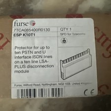Furse ESP K10T1 SPD for up to 10 PSTN and U Interface ISDN Lines