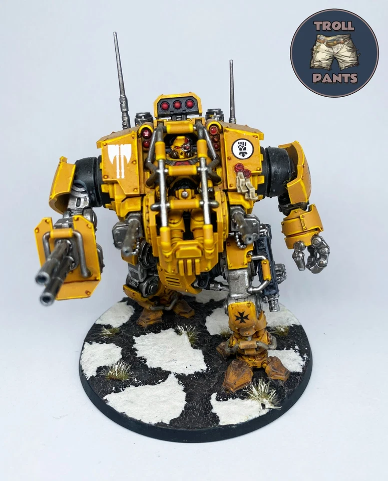 Warhammer 40k - Imperial Fists Space Marines -Primaris Invictor Tactical Warsuit - Imagem 2 de 4