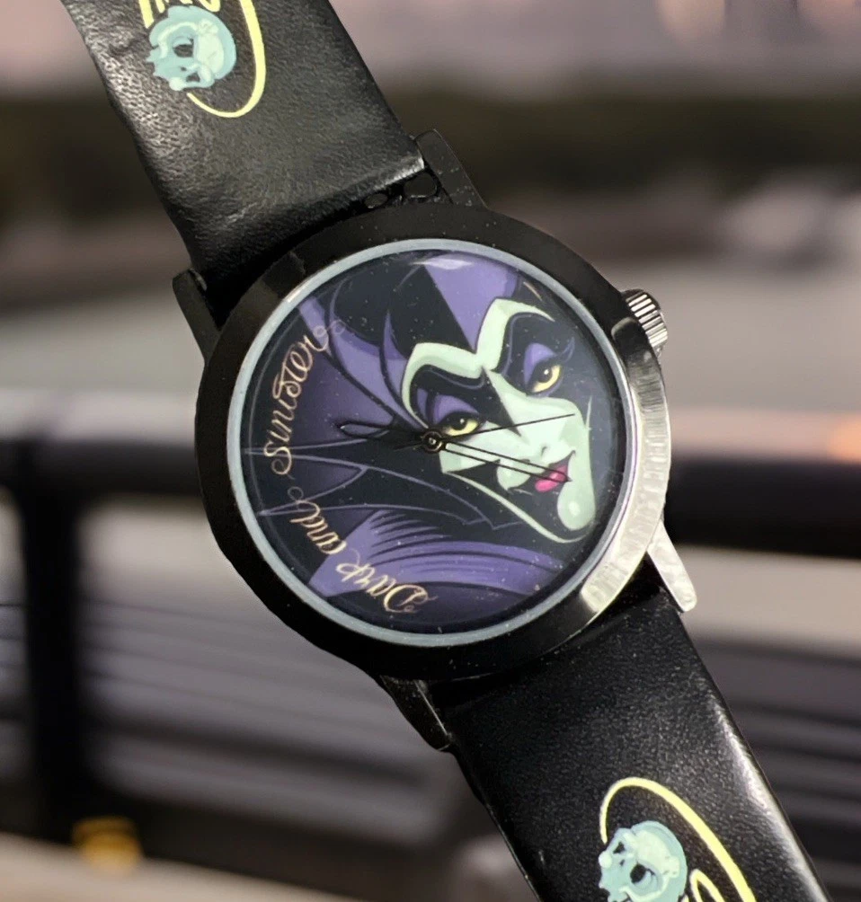Disney Maleficent Watch Ewatchfactory Rhinestone Villain Collectible King - Presenting the Citizen + Disney Villains Timepiece  main image 3
