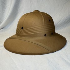 Vintage 1960s Vietnam War Era Marine Corps Safari Pith Helmet Sun