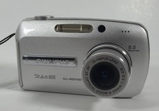 Olympus Stylus 800 8.0 MP Digital Camera w/ Charger  1GB Card