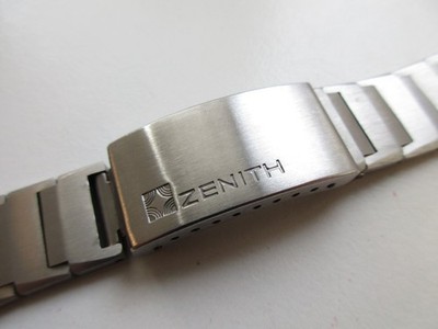 Zenith Swiss stainless steel 22 MM vintage N.O.S watch bracelet