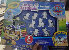 Crayola Scribble Scrubbie Pup Pack PAW Patrol Playground Scene 8 Hero Pups
