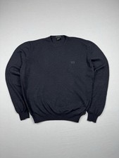 Hugo Boss Lightweight Crewneck Jumper Mens Large Charcoal Grey