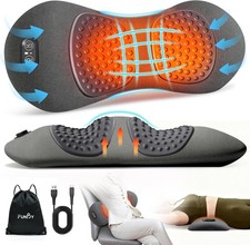 3 In 1 Electric Lumbar Support Pillow Smooth Spine Triple Fusion Back Massager