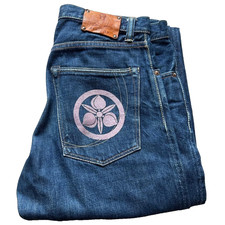 Momotaro Jeans G003 Denim PantsCotton Blue W31 Inseam 33.0in