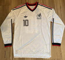 Mexico away Long Sleeve kit player version A. Vega #10 XL