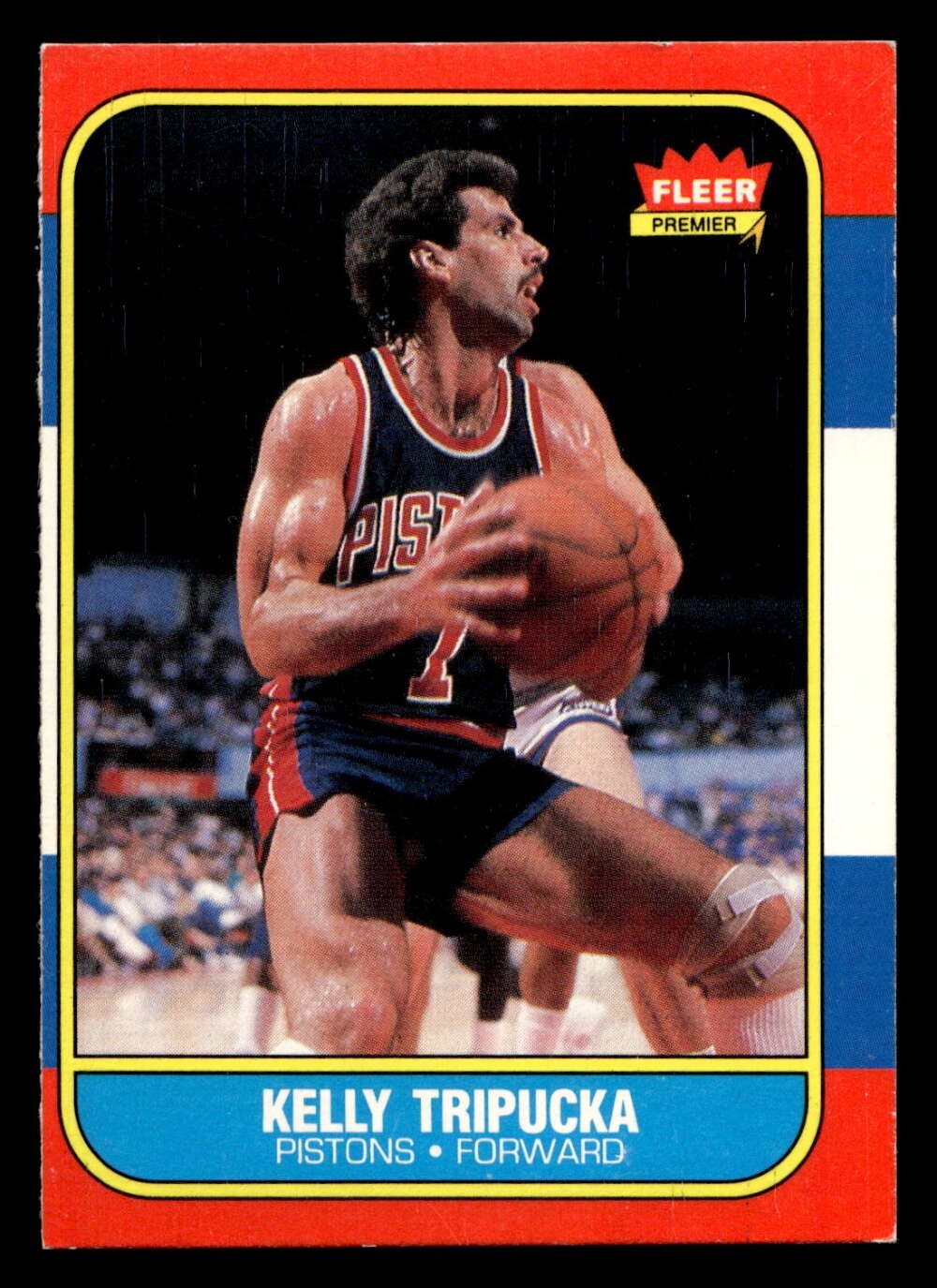 1986-87 Fleer #115 Kelly Tripucka Excellent RC Rookie Pistons Basketball