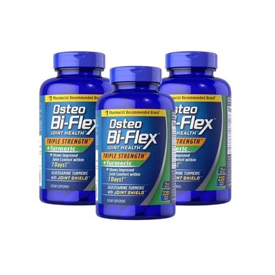 Osteo Bi-Flex Triple Strength Joint Health + Turmeric 220 Ct /660 Total (3 Pack)