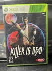 TESTED Killer Is Dead (Xbox 360, 2013) case and disc only , very good condition