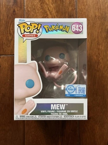 Funko Pop Mew Pearlescent Pokemon Center Exclusive # 643 IN HAND