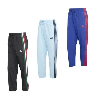 adidas Trainingshose Sporthose Jogginghose Herren schwarz blau 3 Streifen Design