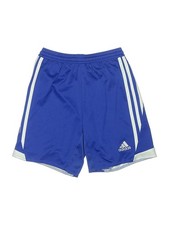 Adidas Boys Blue Athletic Shorts S Youth