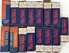 Lot of 15 TUNG SOL Vacuum Tubes - TV Radio - EXCELLENT GUARANTEED
