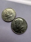 1982 P D Kennedy Half Dollar (2) Clad Coins Circulated Very Nice!   N 578