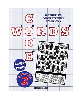 Large Print Code Words Volume 2, Clarity Media