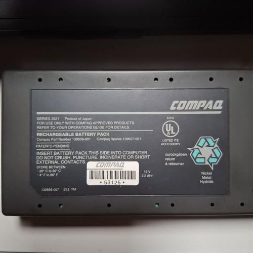 Retro Laptop Compaq Contura 4/25c 2820E, 486SX 25mhz, 12mb Ram, 209mb HDD - Zdjęcie 20 z 24