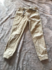 GAP Kids Pull-on Boy's Khaki Elastic Waist Jogger Pant Size:Medium