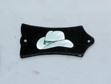 Truss Rod Cover with Hat Inlay will fit Gibson NO US IMPORT FEES