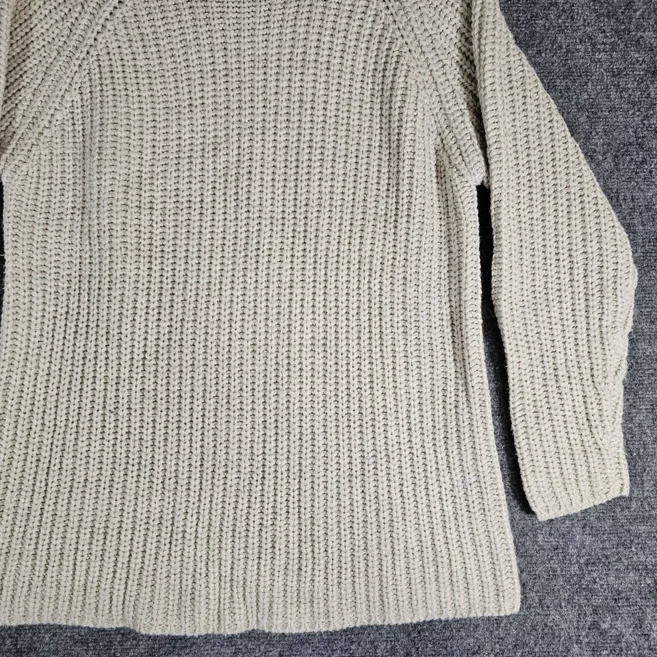 Suéter Ralph Lauren Tejido Talla P/P Petite Plus Marfil Alpaca Lenin Para Mujer Foto 4 de 4