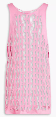 $895 RICK OWENS Cashmere Net Tank Top (Medium) Runway Featured NWT Sweater