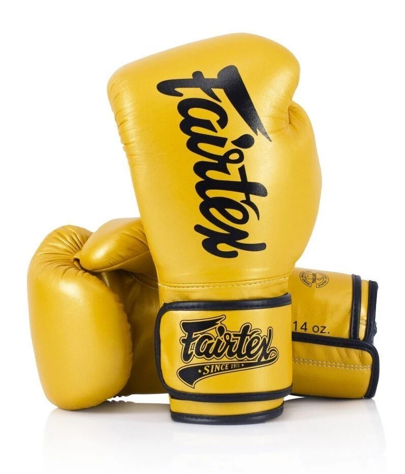 Fairtex Gold Boxing Gloves for sale | eBay
